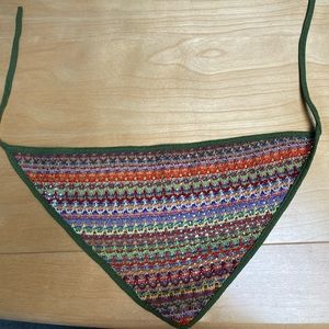 NWOT Colorful Knit Bandana